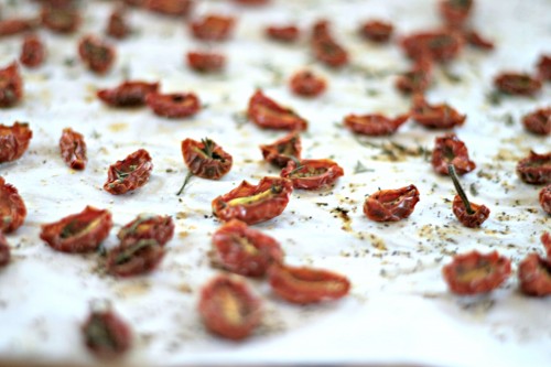 sun-dried tomatoes in the oven